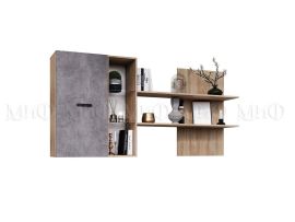 Нэнси New Шкаф навесной с полкой (ЛДСП) Бетон светлый/Сонома | подробнее Нэнси New Шкаф навесной с полкой (ЛДСП) Бетон светлый/Сонома | фото