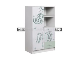 ВЕГА АЛФАВИТ Шкаф комбинированный (Белый/Мята) | подробнее ВЕГА АЛФАВИТ Шкаф комбинированный (Белый/Мята) | фото