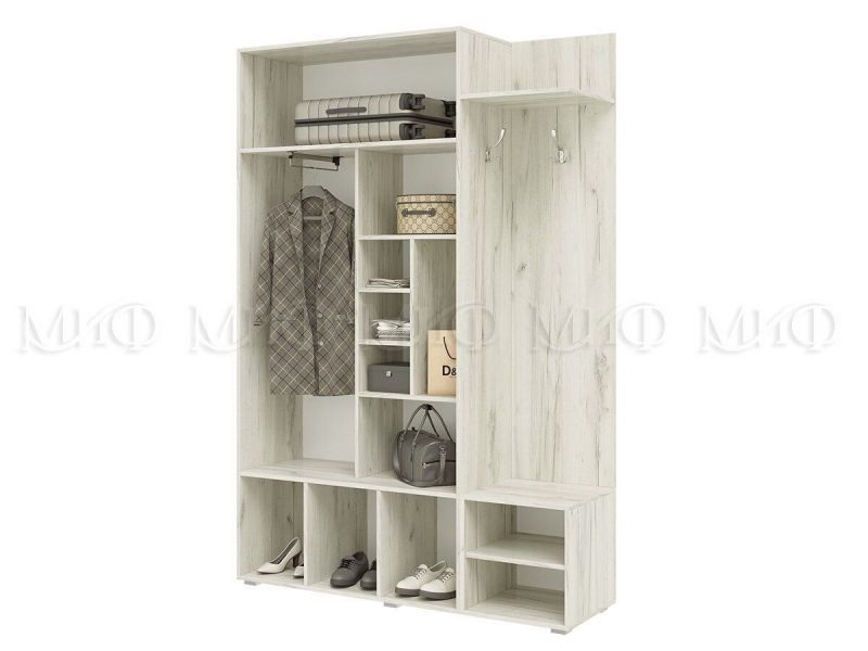 СТЕЛЛА Прихожая (ЛДСП) графит | увеличить фото 2 СТЕЛЛА Прихожая (ЛДСП) графит | фото 2