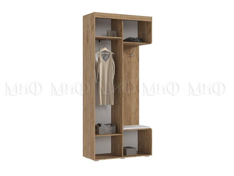 СТЕЛЛА-1 Прихожая (ЛДСП) венге/белый | увеличить фото 2 СТЕЛЛА-1 Прихожая (ЛДСП) венге/белый | фото 2