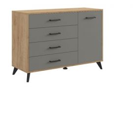 СВЕТЛАНА LOFT Комод-тумба  (дуб золотой/серый) | подробнее СВЕТЛАНА LOFT Комод-тумба  (дуб золотой/серый) | фото