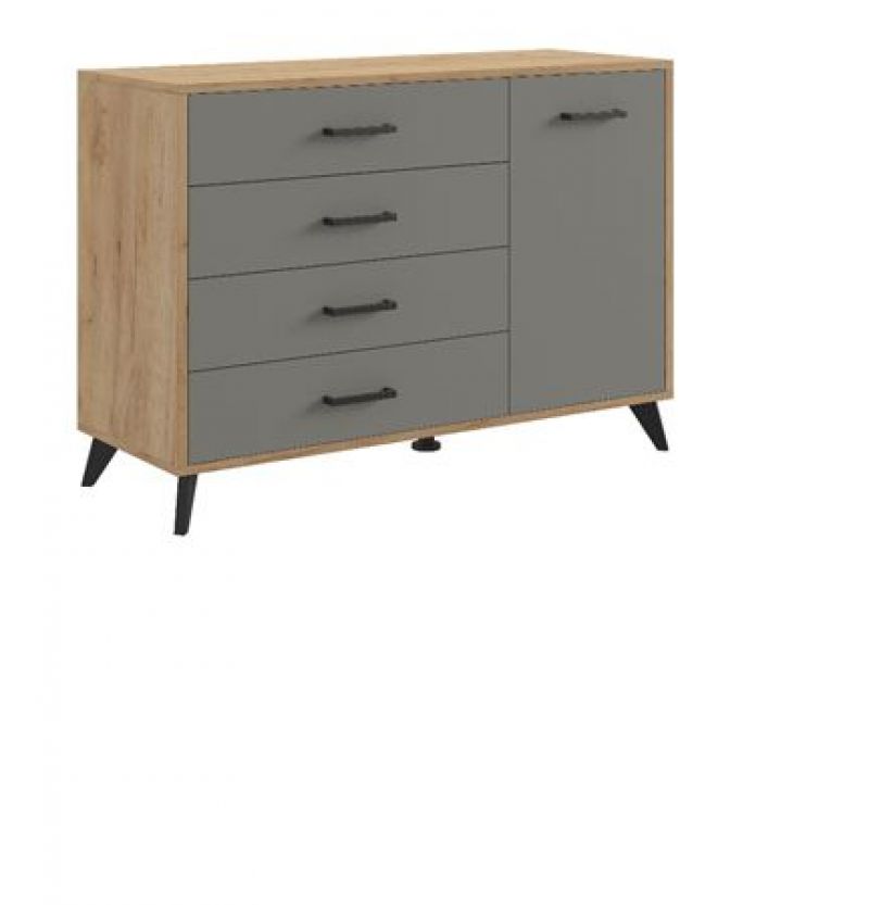 СВЕТЛАНА LOFT Комод-тумба  (дуб золотой/серый) | увеличить фото 1 СВЕТЛАНА LOFT Комод-тумба  (дуб золотой/серый) | фото 1